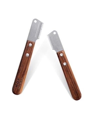 Premium Dog Trimmers with Wooden Handle Ideal for Dachshunds Terriers & Medium Breeds | Pet Care Tool for Undercoat Grooming - Buy Online on GoSupps.com