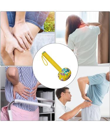 Buy Wermension Handheld Massage Hammer - Full Body Wormwood Massager | 26cm Yellow Tool for Relaxation & Pain Relief - Buy Online on GoSupps.com