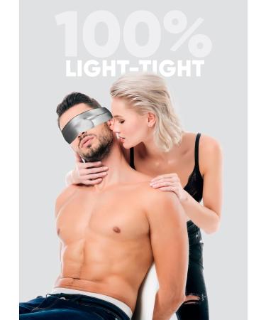 Adjustable Silk Eye Mask Set - Comfortable Satin Blindfold & Sleep Mask Kit for International Shipping - Buy Online on GoSupps.com