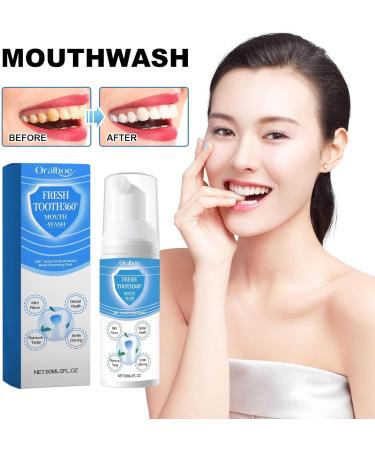 Whitening Toothpaste Mousse 60ml Brighten Teeth Remove Stains & Color Correction Foam for White Teeth | 1PC - Buy Online on GoSupps.com