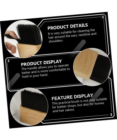 Angoily 1pc Cleaning Brush Haircut Neck Duster Barber Duster Brush Facial Cleansing Brush Cleaning Duster Neck Cleaner Barber Duster Salon Duster Hair Removal Brush Wooden - Buy Online on GoSupps.com