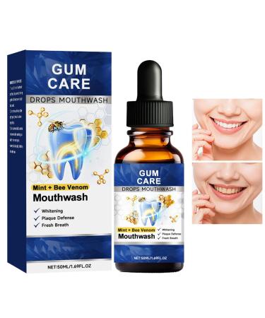 Yanayi Mouthwash for Gum Care | 50 ml Brightening Drops Without Burning Sensation - Mouthwash for Gingival Health Fresh and Daily Hygiene