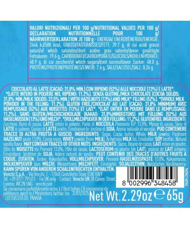 Venchi - Egg Box Assorted Milk Cream 65g - Gift Idea - Gluten Free - Buy Online on GoSupps.com