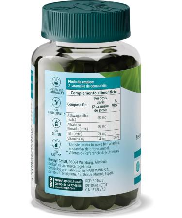 Kneipp Gummies Stress with purple basil tila ashwagandha and vitamin B6 helps with stress mental wellbeing and reduces fatigue 60 gummy bears - Buy Online on GoSupps.com
