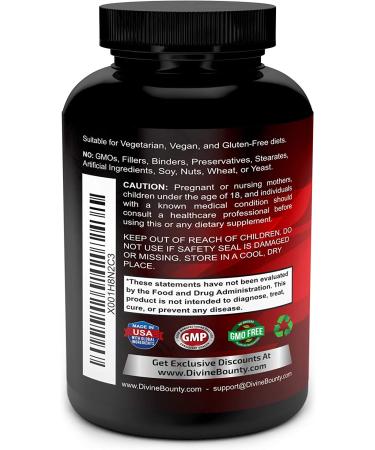 Divine Bounty Super B Complex Vitamins - 90 Capsules | Energy Boost & Wellness - Buy Online on GoSupps.com