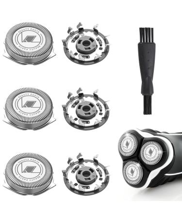 Lot de 3 t tes de rasoir de rechange pour Philips Series 1000 2000 3000 avec brosse de nettoyage compatibles avec Phillips Series AT8xx AT7xx PT7xx