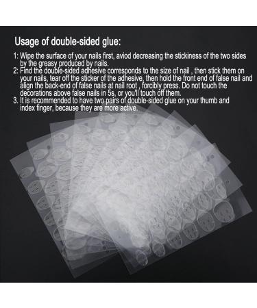 Collu Double Adhesive Glue Transparent Transparent Double Sticker Light House DIY Nail Tips for Teenagers for Professional Use - Buy Online on GoSupps.com