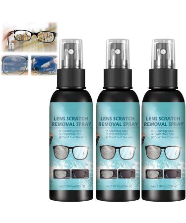 2024 Lens Scratch Removal Spray Camera Windshield Glass Cleaner Spray Glass Scratch Repair Fluid Glasses Lens Cleaning Spray for Sunglasses Screen Cleaning Tool (3)