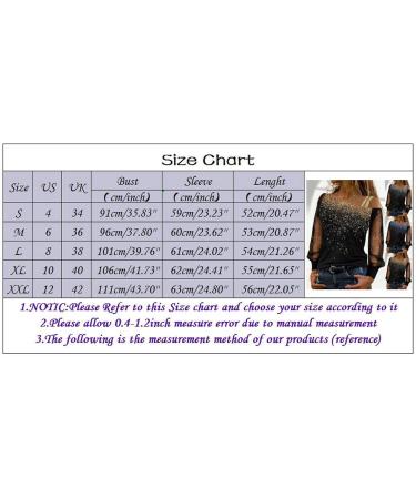 Pianshazanium Women's Shiny Sequins T-Shirt | Elegant Long-Sleeved Festive Blouse & Casual Tunic - V-Cut Oversized M Blue - Buy Online on GoSupps.com