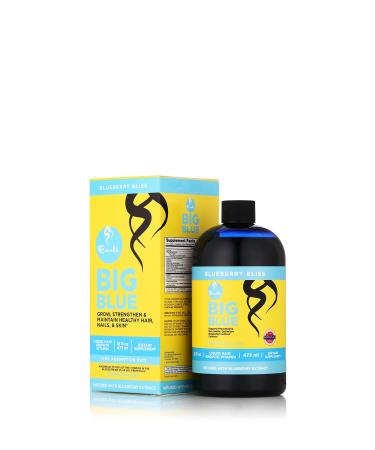 Curls Blueberry Bliss Blissful Lengths Liquid Hair Growth Vitamin 16oz  Blue 16 Fl Oz (Pack of 1)