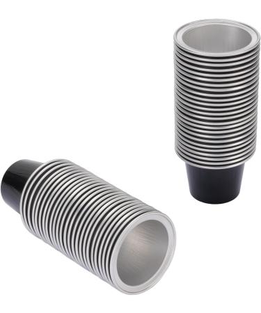 EMUKOEP Lot de 50 capsules de caf en aluminium de 15 ml dosettes de caf autocollants pour couvercle cuill re et pinceau pour un usage unique (noir) - Buy Online on GoSupps.com