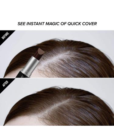 KISS Quick Cover Gray Hair Touch Up Stick - Dark Brown | Gray Coverage Solution - Buy Online on GoSupps.com