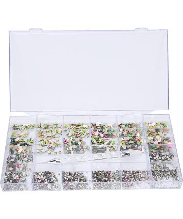 Nail Art Rhinestones Decorations Nail Stones Colorful Nail Rhinestones Nail Beautymisc Decoration With Box For Stickers & Decals For Nail Art Decorations - Buy Online on GoSupps.com
