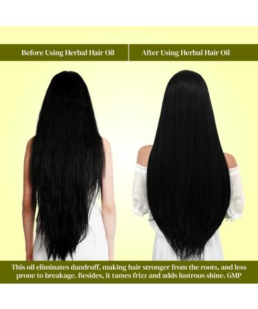 VCare 13+ Herbal Hair Oil With Coconut Castor Almond Olive Jojoba Holy basil Lavender Curry leaf oils for Men and Women | Ideal For All Type Hair Growth - Buy Online on GoSupps.com