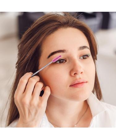60 Pc Disposable Mascara Wand Set - 30 Diamond Empty Tubes & 30 Crystal Eyelash Brushes for Lash Extension - Makeup Tool Kit - Buy Online on GoSupps.com