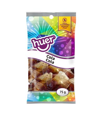 Huer - Cola Pocket Pals 12 Pack Soft and Chewy Gummy Candy 75g Bag (Pack of 12) Stocking Stuffers Christmas Gift