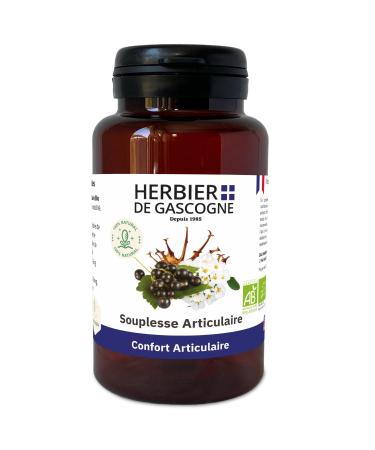 Joint Flexibility Complex | 200 capsules | Organic Harpagophytum | Organic Blackcurrant | Organic Meadowsweet | Organic Willow | 100% natural | THE GASCOGNE HERBAR | Herbalist since 1985