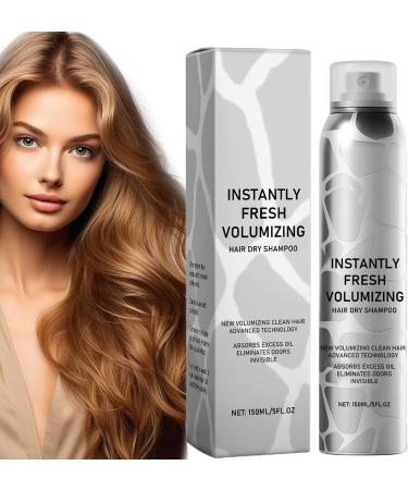  Nkmifeg Volume Dry Shampoo Powder 150ml Volumizing Dry Shampoo Instant Freshness Keratin-Enriched Fortifying No-Rinse Shampoo for Men and Women - Buy Online on GoSupps.com