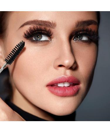 Rofitbest Disposable Crystal Eye Brush - 50pcs Black Mascara & Eyelash Applicator Sticks for Perfect Eye Makeup - Buy Online on GoSupps.com