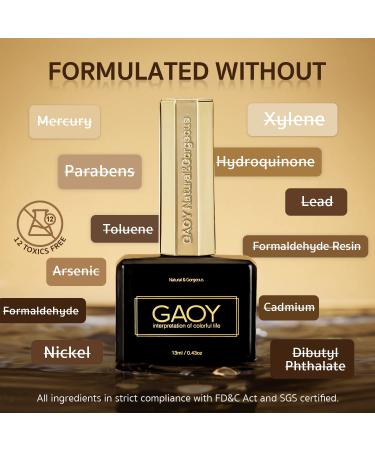 GAOY Gel Top Coat and Base Coat Set - 13ml 2Pcs No Wipe Clear Foundation for Acrylic Nails - DIY Manicure and Pedicure at Home - Buy Online on GoSupps.com
