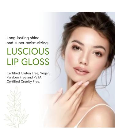 Buy Honeybee Gardens Luscious Lip Gloss Innocence - Moisturizing Vegan Gluten-Free 6ml | International Shipping - Buy Online on GoSupps.com