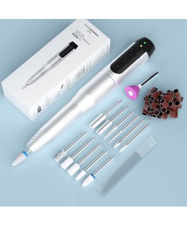 TOUCHBeauty Electric Nail File  Cordless Nail Drills for Acrylic Nails Professional Rechargeable Nail Drill Machine Manicure Set for Nails Gel Nails Callus Remover TB-2236