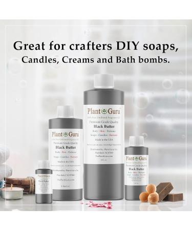 Black Butter Fragrance Oil 4 oz - Ideal for Soap Candles Bath Bombs Body Butters | Aromatherapy Essential Oil for DIY Projects - Buy Online on GoSupps.com