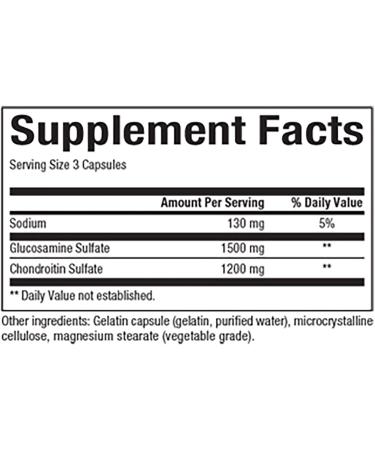Natural Factors Glucosamine 500mg & Chondroitin 400mg - Joint Support - 60 Capsules - Buy Online on GoSupps.com