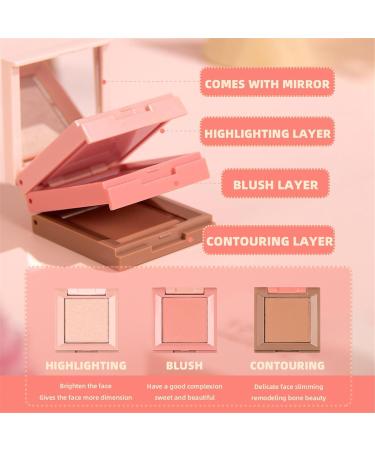 TianWlio Face Makeup Palette Natural Looking Long Lasting Face Makeup Palette Shiny Pearlescent Powder Polarized Natural Non-Flying - Buy Online on GoSupps.com