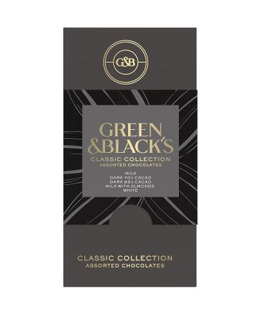 Green & Black's Chocolate Gift Set - 85% Dark, 70% Dark, Milk with Almonds, White - 6 Organic Bars - Buy Online on GoSupps.com