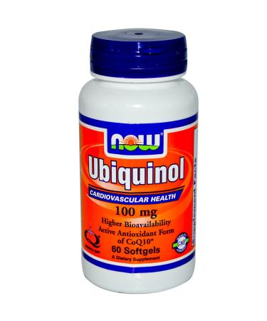 Now Foods Ubiquinol 100 Milligrams 60 Sgels