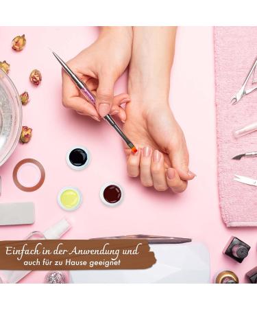 GS-NAILS Pink Milky UV Color Gel - 5ml Hardening Nail Gel for Art & Design | Self-Smoothing Formula | International Shipping - Buy Online on GoSupps.com