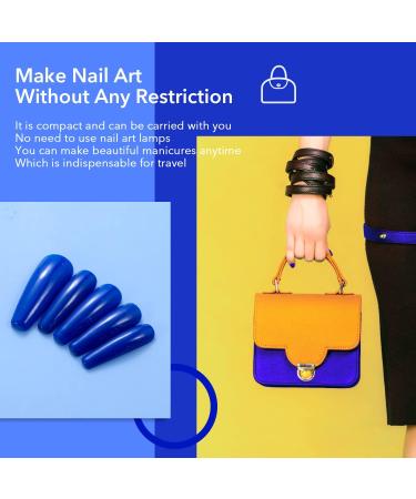 Aokitec 28g Dip Powder Classic Blue Fashion Color Nail Dipping Powder French Powder Pro Collection System Nail Art Starter Manicure Salon DIY at Home Odor-Free&Long-Lasting No Needed Nail Lamp - Buy Online on GoSupps.com