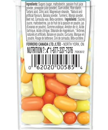 TIC TAC Mints Tropical Adventure Mint Candy 29g Singles 12 Count Bulk Candy Mints Tropical Adventure 12 count - Buy Online on GoSupps.com