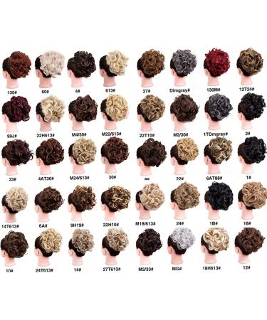 Hair Scrunchies Hair Bun Synthetic Messy Bun Wave Curly Hair Extensions Bun Extensions Comb Clip In Messy Bun Hair Accessories for Women Women Hair Bun (Color : 30#) - Buy Online on GoSupps.com