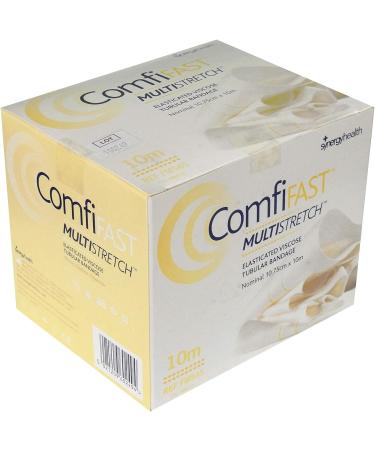 Comfifast Elasticated Multistretch Tubular Viscose Bandage for X-Large Limbs Childs Trunk - 10.75cm x 10m (Yellow Line) - Buy Online on GoSupps.com