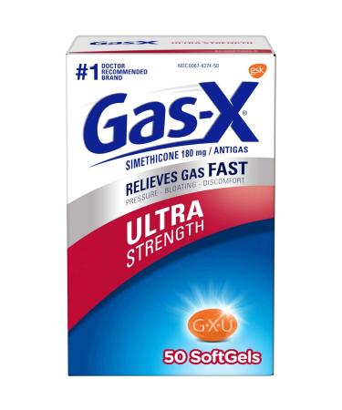 Gas X Ultra Strength Anti-Gas Softgels 50 Count