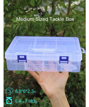 Avlcoaky Waterproof Fishing Tackle Box Organizer with Movable Tray - Plastic Storage Solution - Buy Online on GoSupps.com