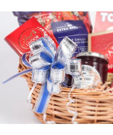 DIY Wicker Gift Hamper Kit - Oval Basket for Christmas, Weddings, Baby Showers - Natural - Buy Online on GoSupps.com