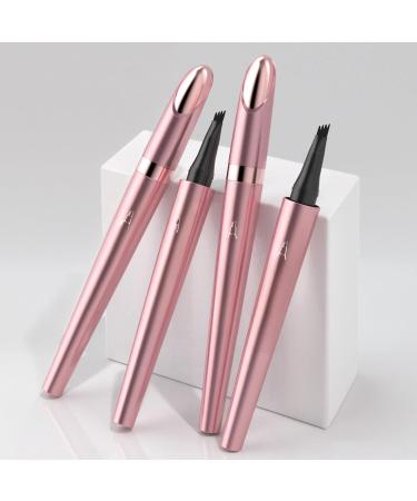 Eyebrow Pencil with 4 Fork Tip Magic Eyebrow Pencil 3D Eyebrow Pen Microblading Brow Pencil Creates Natural Makeup Stay on All Day Create Natural Hair-Like Defined Brows Last All-Day(Dark Brown) - Buy Online on GoSupps.com