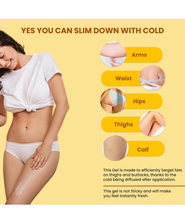 Cellulite Cold Slimming Goldine Firming Gel with Caffeine and Seaweed - Reduce Appearance of Cellulite Stretch Marks Firming and Toning Improves Circulation Cruelty-Free - Buy Online on GoSupps.com