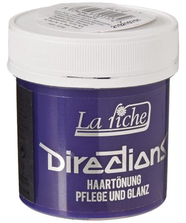 DIRECTIONS Lagoon Blue Semi-Permanent Hair Colour - 88ml Tub Lagoon Blue 89 ml (Pack of 1)