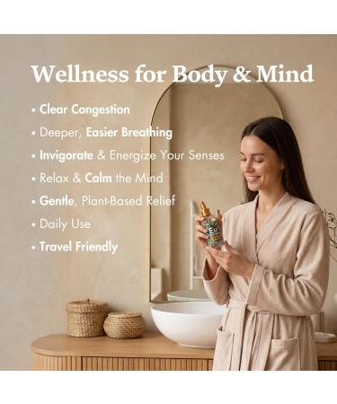 Eucalyptus Shower Spray - Spa-Grade Aromatherapy Shower Mist 100% Pure Eucalyptus Spray - Essential Oil Steamer Made in USA (4 oz) 4 Fl Oz (Pack of 1) - Buy Online on GoSupps.com