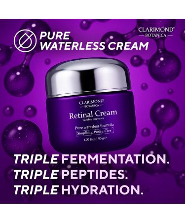 Retinal Moisturizing Night Cream for Face Niacinamide Hydrating Age-Support Formula w/ Fermented Peptides Soluble Enzymes & Pro-Xylane Softening Facial Moisturizer Barrier Support 1.70 fl oz - Buy Online on GoSupps.com