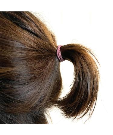 Tevkmuzz 100 Multicolor Elastic Hair Ties - 3mm Hair Bands for Women & Girls - Buy Online on GoSupps.com