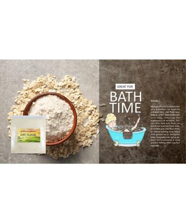HATF's Shepherd's Natural Oat Flour - 100% All Natural - 5 lb. / 80 oz. Bag - Buy Online on GoSupps.com