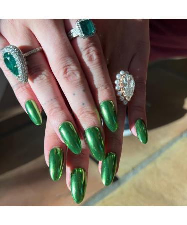 GZMAYUEN 6 Colors Chrome Nail Powder Metallic Gold Sliver Blue Purple Green Red Mirror Effect Nail Pigment Chrome Powder Set 14 - Buy Online on GoSupps.com