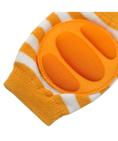 Shop New Baby Crawling Knee Pads & Toddler Elbow Pads - Orange | International Shipping Available - Buy Online on GoSupps.com