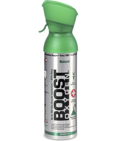 Boost Oxygen Portable 5L Pure Oxygen Canister Variety Pack - Pink Grapefruit, Peppermint, Menthol Eucalyptus Bottles - 4 Pack - Buy Online on GoSupps.com