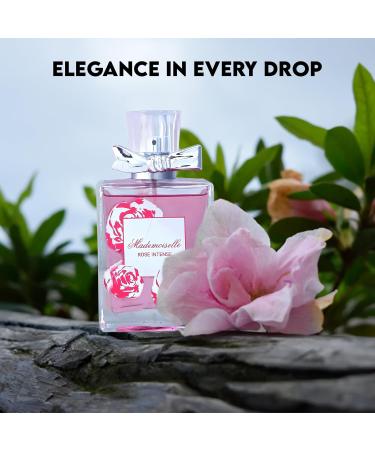 Women's Spray Perfume Mademoiselle Rose Intense Long Lasting Eau De Parfum Cologne for Women Refreshing Floral Fragrance for Casual Use Ideal Holiday Gift 3.4 Fl Oz - Buy Online on GoSupps.com